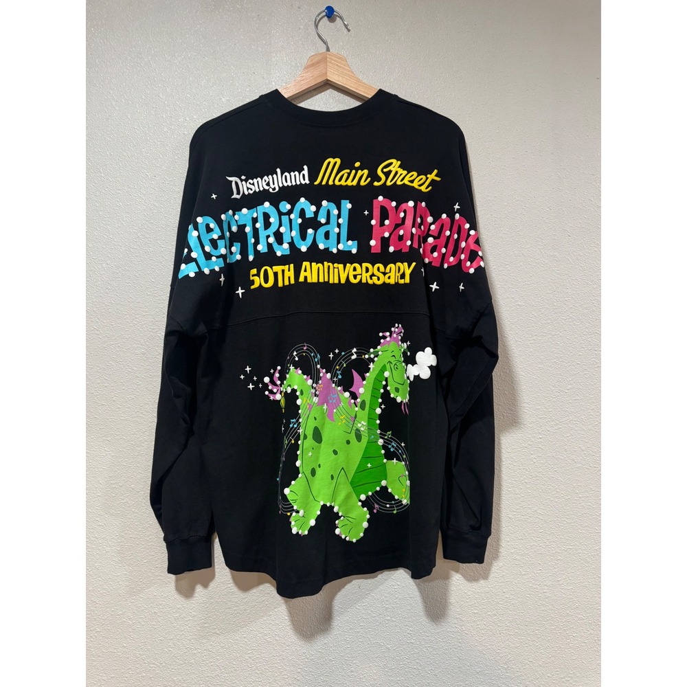 Disney Spirit Jersey Main Street Electrical Parade 50th Anniversary Black Medium